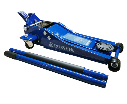 Домкрат ROSSVIK подкатной с педалью, г/п 3,0т, 75-505мм ROSSVIK  V3 LOW PROFILE