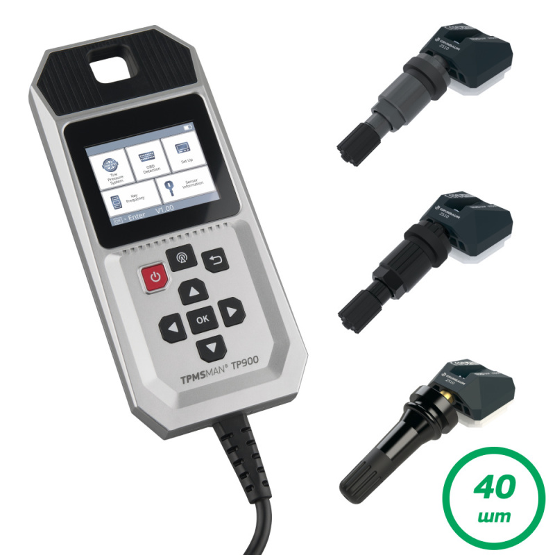 Комплект TPMS TPMSMAN, 40 датчиков + сканер TPMSMAN TP900