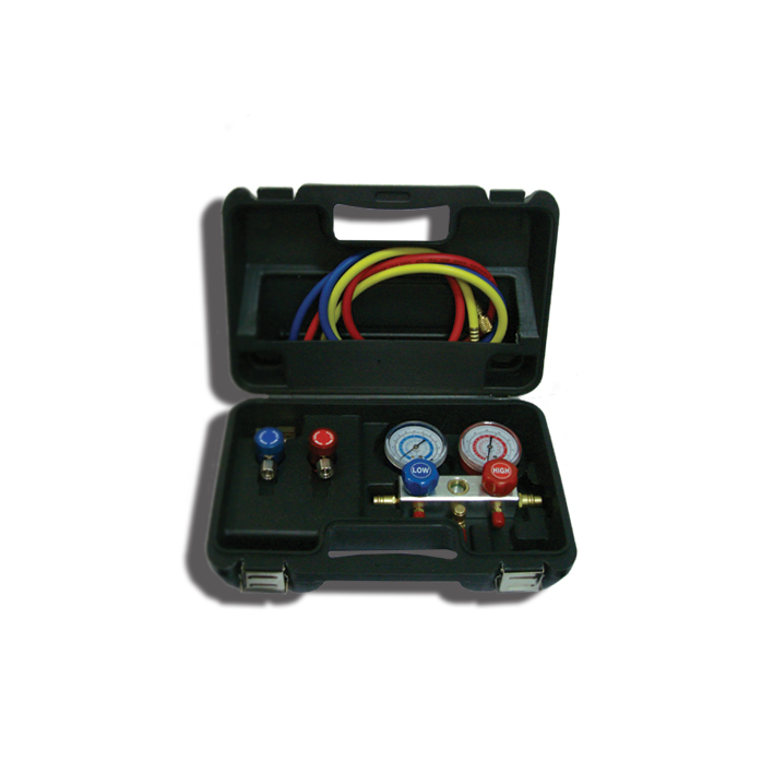 Манометрический коллектор 2-х вентильный для R-1234yf