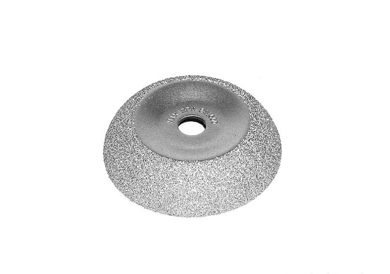 Никелево-хромовая шлифовальная полусфера для покрышек и камер 65 мм RUBBERHOG S2032