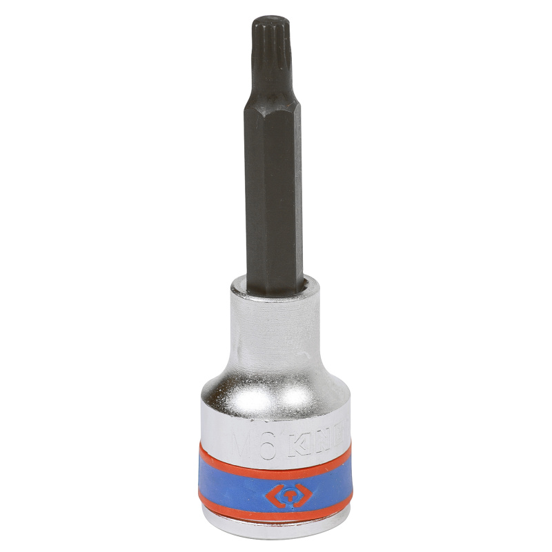 KING TONY Насадка (бита) торцевая 1/2", SPLINE, M06, L = 80 мм  403606