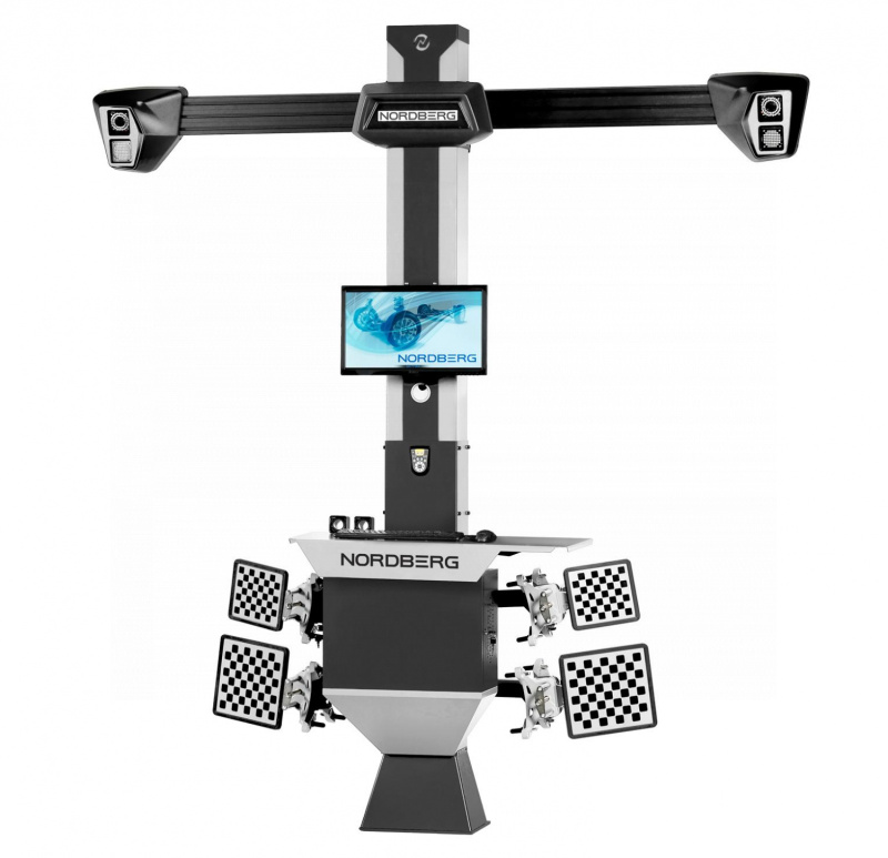 Стенд сход-развал 3D для ям и подъемников, серый NORDBERG C802 (7015)