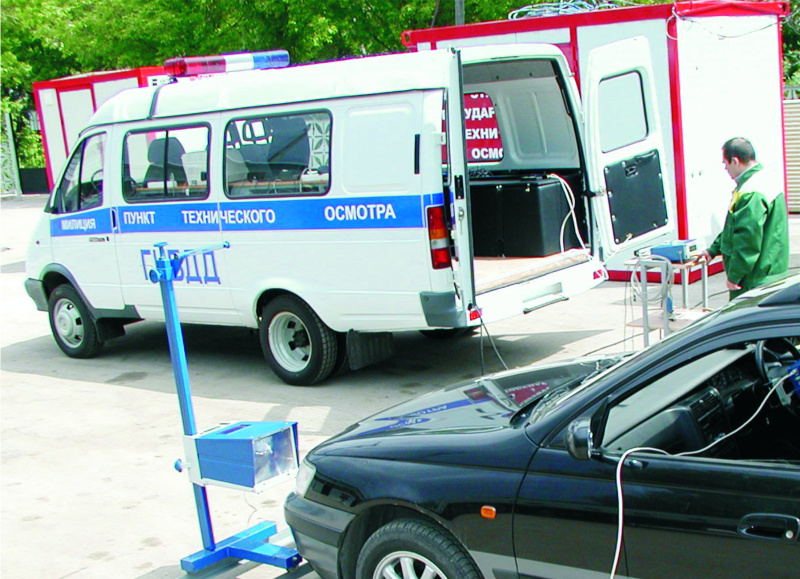 Линия технического контроля передвижная на базе  автомобиля ГАЗ 2705 с автом.вводом данных ЛТК-П