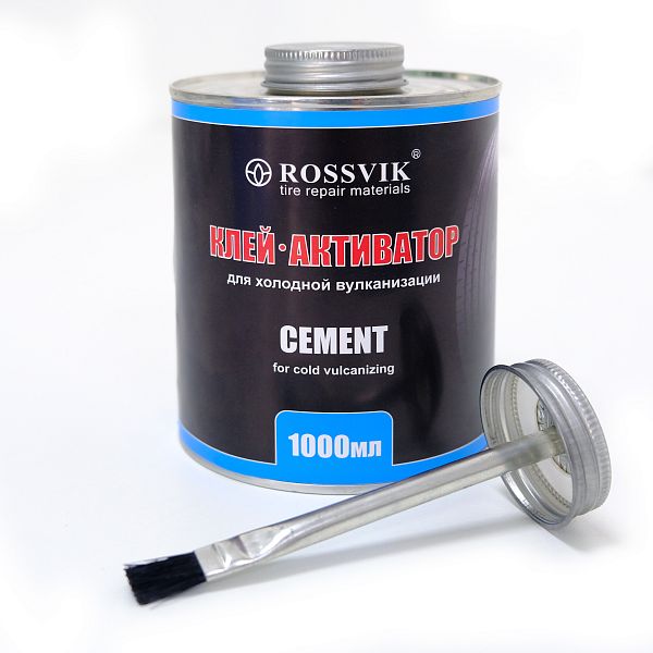 Клей активатор ROSSVIK 1000 мл (банка с кистью)  K.10.K.2