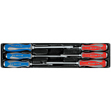 KINGTONY Комплект силовых отвёрток в лотке 6 пр.  9-30206MR