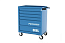 Тележка инструментальная с 6 ящиками, синий  02.006L-5015
