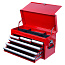 KING TONY Ящик инструментальный, 6 ящиков и отсек, красный 87411-6B