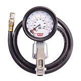 MIGHTY SEVEN Пистолет для подкачки шин 15 бар, с манометром 80 мм / SB-423